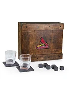 St Louis Cardinals Colored Whiskey Box Gift Drink Set