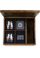 Texas Rangers Whiskey Box Gift Drink Set