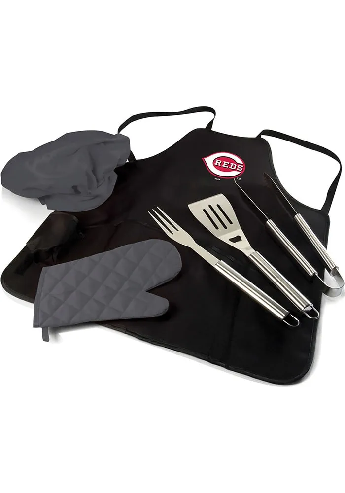 Cincinnati Reds Pro Grill BBQ Apron Set