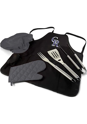 Colorado Rockies Pro Grill BBQ Apron Set