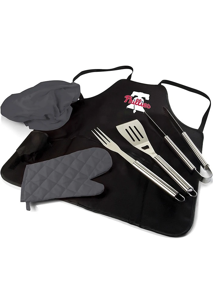 Philadelphia Phillies Pro Grill BBQ Apron Set