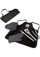 Texas Rangers Pro Grill BBQ Apron Set