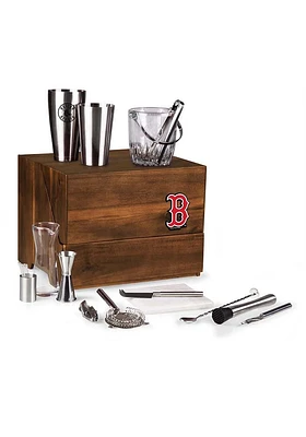 Boston Red Sox Madison Bar 19 Piece Colored Drink Set