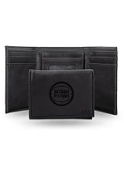 Detroit Pistons Logo Personalized Laser Engraved Mens Trifold Wallet