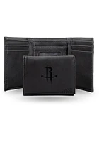 Houston Rockets Logo Personalized Laser Engraved Mens Trifold Wallet
