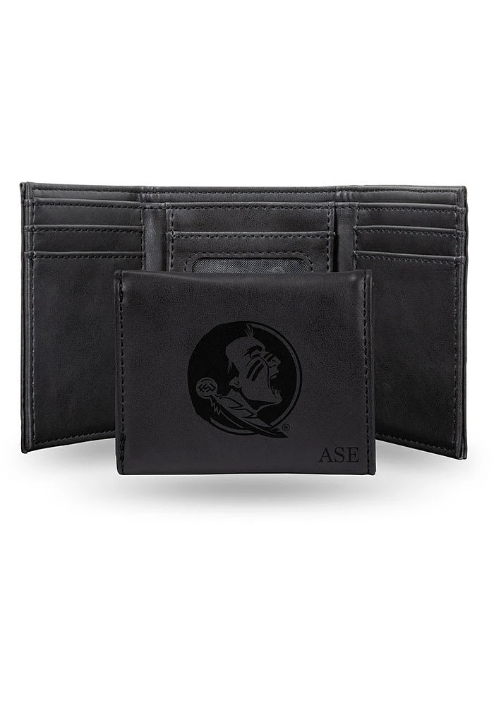Florida State Seminoles Logo Personalized Laser Engraved Mens Trifold Wallet