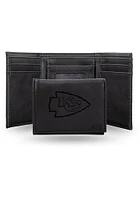 Kansas City Chiefs Logo Personalized Laser Engraved Mens Trifold Wallet
