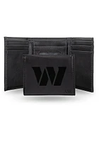 Washington Commanders Logo Personalized Laser Engraved Mens Trifold Wallet