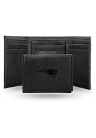 New England Patriots Logo Personalized Laser Engraved Mens Trifold Wallet