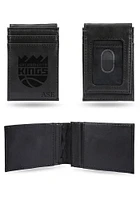 Sacramento Kings Logo Personalized Laser Engraved Front Pocket Mens Bifold Wallet