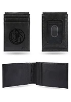 Dallas Mavericks Logo Personalized Laser Engraved Front Pocket Mens Bifold Wallet