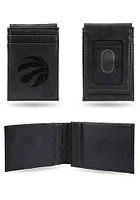 Toronto Raptors Logo Personalized Laser Engraved Front Pocket Mens Bifold Wallet