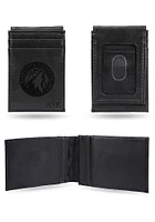 Minnesota Timberwolves Logo Personalized Laser Engraved Front Pocket Mens Bifold Wallet