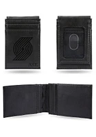 Portland Trail Blazers Logo Personalized Laser Engraved Front Pocket Mens Bifold Wallet