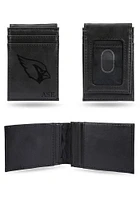 Arizona Cardinals Logo Personalized Laser Engraved Front Pocket Mens Bifold Wallet
