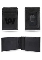 Washington Commanders Logo Personalized Laser Engraved Front Pocket Mens Bifold Wallet