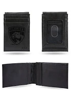 Florida Panthers Personalized Laser Engraved Front Pocket Mens Bifold Wallet