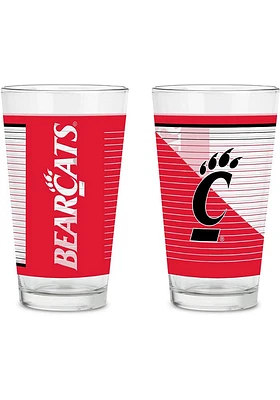 Cincinnati Bearcats 2 Pack Pint Glass Drink Set