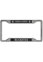 Ohio State Buckeyes Pewter License Frame