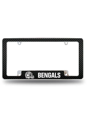 Cincinnati Bengals All Over Carbon Fiber License Frame