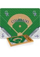 Colorado Rockies Icon Glass Top Cutting Board