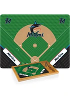 Miami Marlins Icon Glass Top Cutting Board