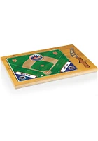 New York Mets Icon Glass Top Cutting Board