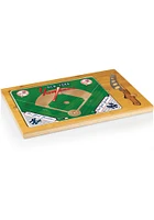 New York Yankees Icon Glass Top Cutting Board