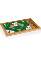 Philadelphia Phillies Icon Glass Top Cutting Board