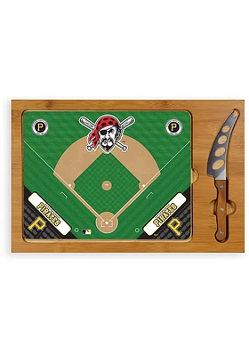 Pittsburgh Pirates Icon Glass Top Cutting Board