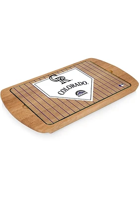 Colorado Rockies Billboard Glass Top Serving Tray