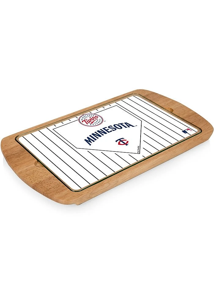 Minnesota Twins Billboard Glass Top Serving Tray