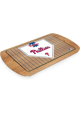 Philadelphia Phillies Billboard Glass Top Serving Tray