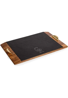 Colorado Rockies Covina Acacia and Slate Serving Tray