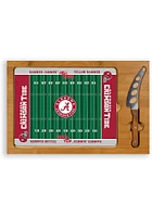 Alabama Crimson Tide Icon Glass Top Cutting Board