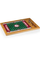 Alabama Crimson Tide Icon Glass Top Cutting Board
