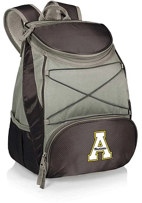 Picnic Time Appalachian State Mountaineers Black PTX Cooler Backpack