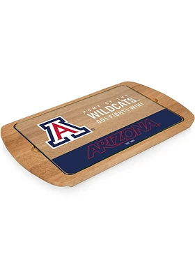 Arizona Wildcats Billboard Glass Top Serving Tray