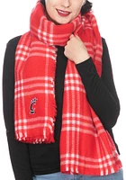 Cincinnati Bearcats Plaid Blanket Womens Scarf