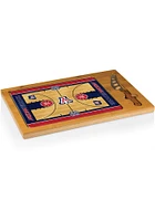 Arizona Wildcats Icon Basketball Glass Top Cutting Board