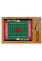 Arkansas Razorbacks Icon Glass Top Cutting Board