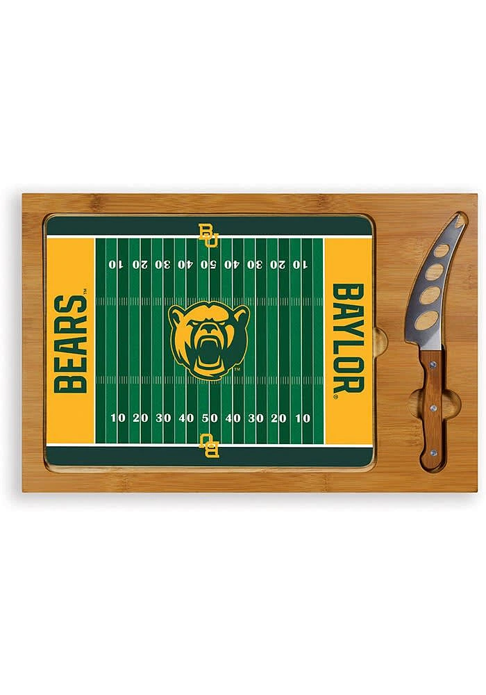 Baylor Bears Icon Glass Top Cutting Board