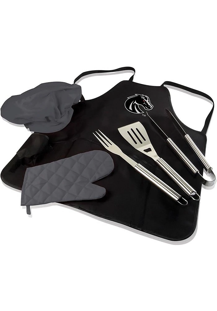 Boise State Broncos Pro Grill BBQ Apron Set