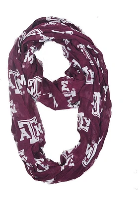 Texas A&M Aggies Logo Infinity Womens Scarf