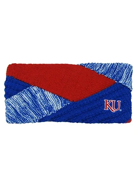 Kansas Jayhawks Criss Cross Womens Headband