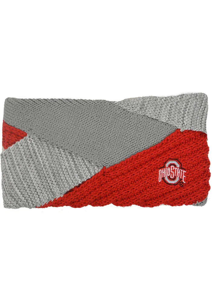 Ohio State Buckeyes Criss Cross Womens Headband