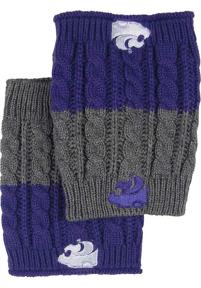 K-State Wildcats Knit Boot Cuff Womens Crew Socks