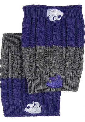 K-State Wildcats Knit Boot Cuff Womens Crew Socks