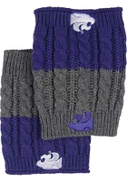 K-State Wildcats Knit Boot Cuff Womens Crew Socks