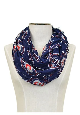Chicago Fire Logo Infinity Womens Scarf